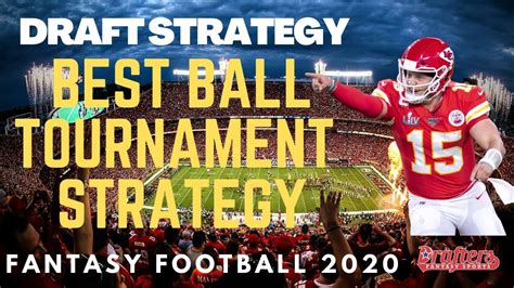 Every fantasy article usually has the advice: 2020 Fantasy Football Draft Strategy: Best Ball Tournament ...