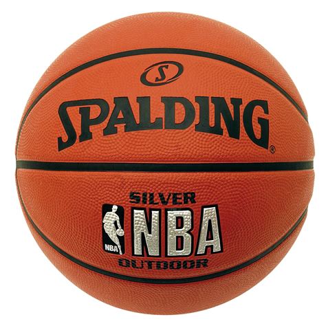Spalding Nba Silver Outdoor Basketball