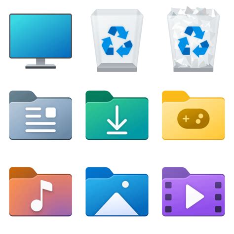 Windows 10 New Official Icons Pack Download Link In Comments Windows10