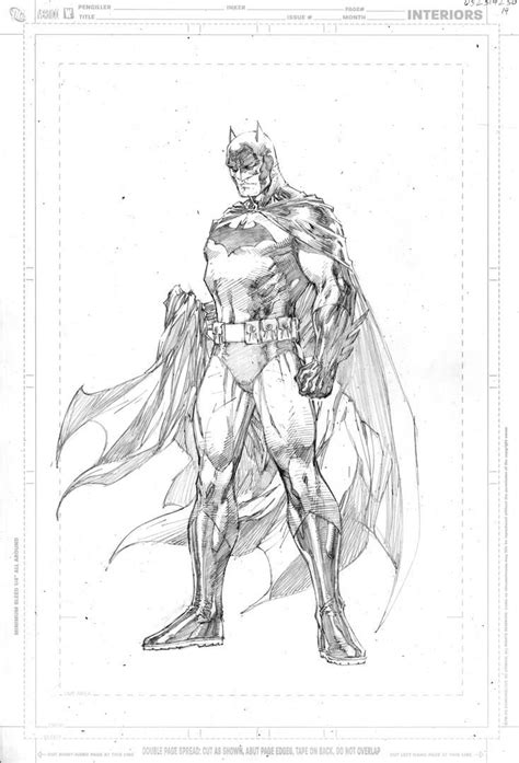 Batman Drawing Batman Comic Art Jim Lee Art