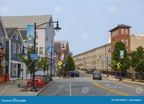 Historic Commercial Building Newmarket Nh Usa Editorial Photo