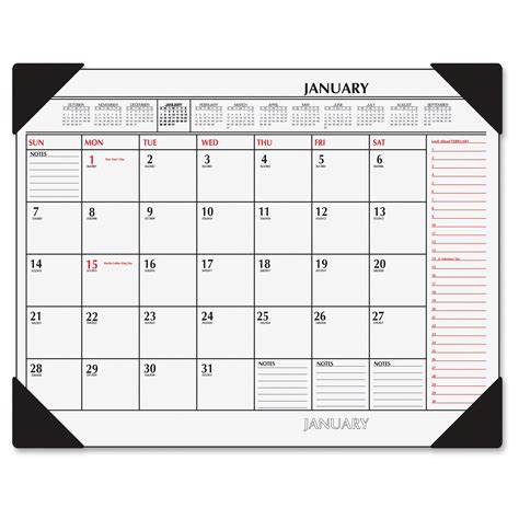 More news for calendar » At-A-Glance 2-Color Desk Pad Calendar - LD Products