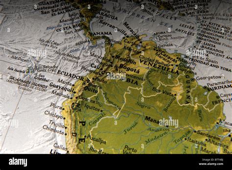 Colombia And Venezuela Map Hi Res Stock Photography And Images Alamy