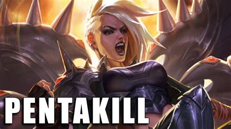 Kayle Pentakill League Of Legends Completo Youtube