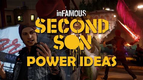 Infamous Second Son Power Ideas 3 Youtube