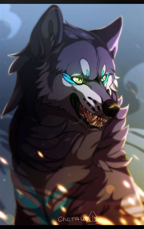 Clyff Feral Concept Canine Art Cartoon Wolf Anime Wolf