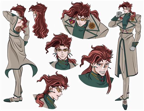 Kakyoin Part 4 Dimond Is Unbreakable Sheet3 By Zinni On Deviantart