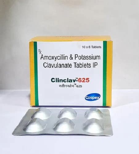 Clinclav 625 Amoxicillin And Potassium Clavulanate 625 Antibiotic Tablet At Best Price In