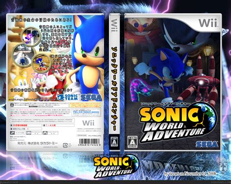 Sonic World Adventure Wii Box Art Cover By Tleeart