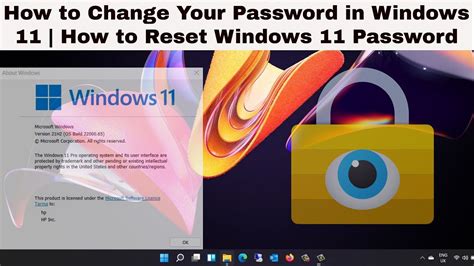 How To Change Password In Windows 11 How To Reset Windows 11 Password