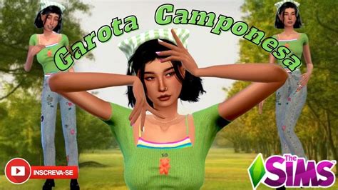 Garota Camponesa The Sims 4 Create A Sim Youtube