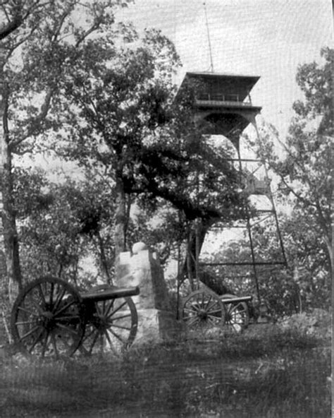 The 1895 Observation Tower On The Summit Of Culps Hill Gettysburg