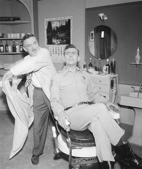 1960s Television Barber Shop Andy Gets A Trim Up From Floyd The Barber