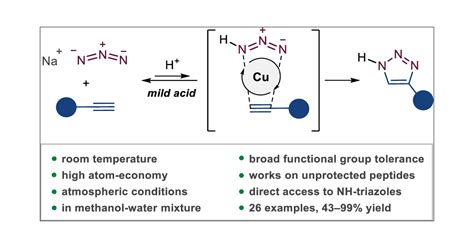 Copper Catalyzed Azidealkyne Cycloaddition Of Hydrazoic Acid Formed In