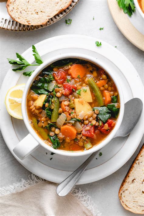 Easy Lentil Soup Recipe Vegan Besto Blog