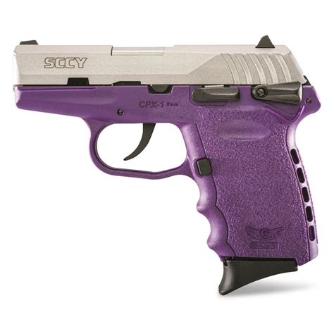 Sccy Cpx 1 Semi Automatic 9mm 31 Barrel Purplestainless 101