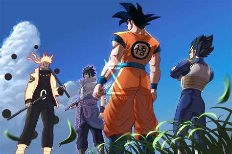 Goku And Vegeta And Naruto And Sasuke 2021