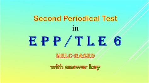 Grade 6 Melc Based Periodical Tests Archives The Deped Teachers Club