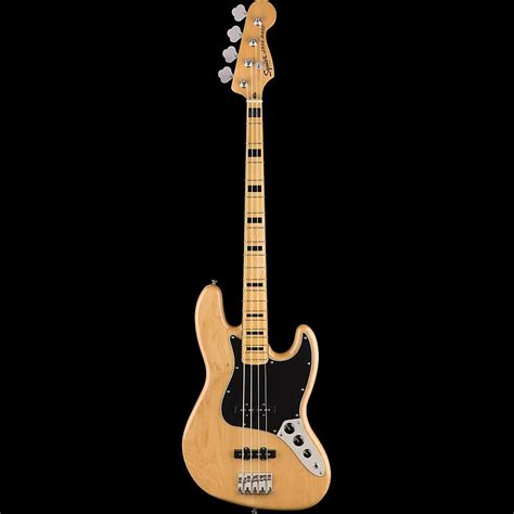 Squier Classic Vibe 70s Jazz Bass Natural The Music Reverb