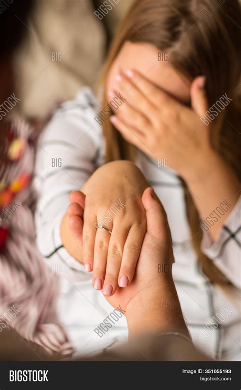 Mans Hand Holds Womans Image And Photo Free Trial Bigstock