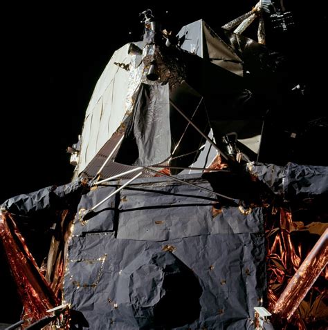 Close Up Image Of The Apollo 11 Lunar Module Named Eagle Space