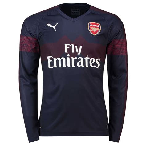 Arsenal 201819 Away Long Sleeve Shirt