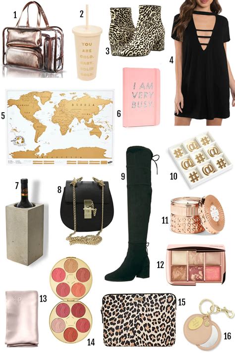 Find great ideas for travel gifts for her in our gift guide, covering everything from the functional to the truly fantastical. Cute + Affordable Gifts for Her Under $100 | Mash Elle
