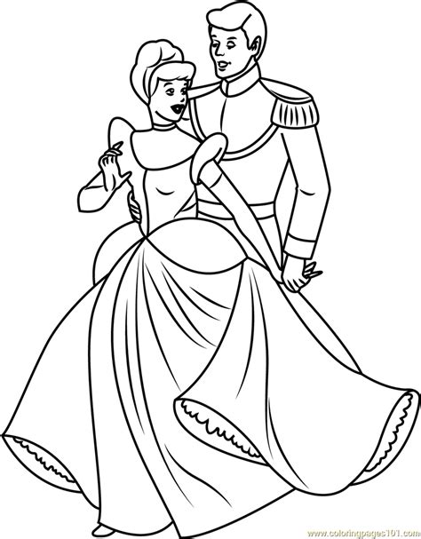Cinderella Prince Coloring Pages Coloring Pages