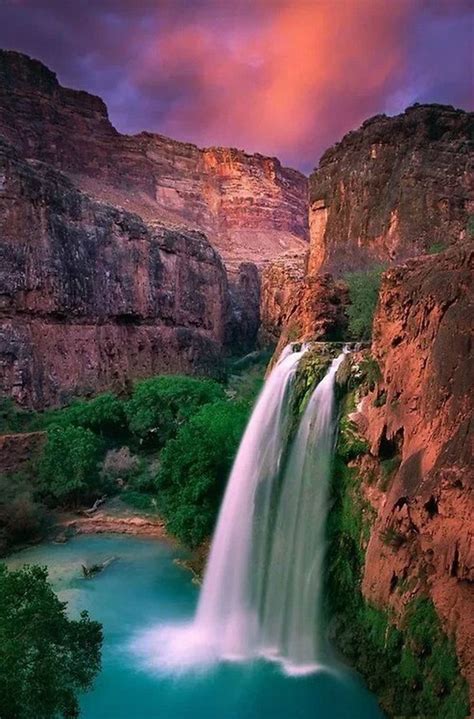 Havasu Falls Arizona USA Havasu Falls Places To Visit Beautiful