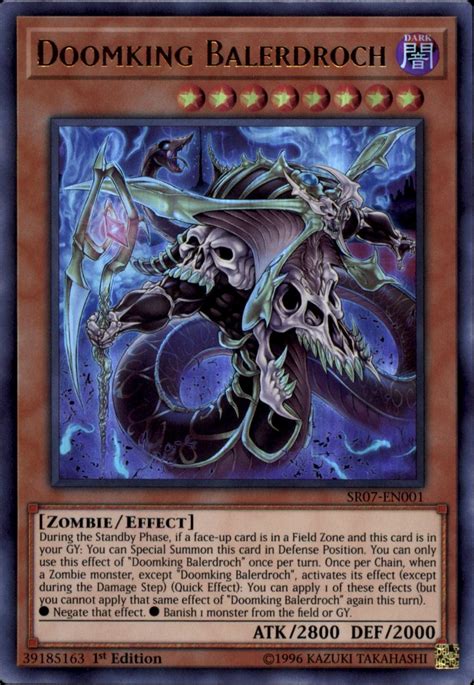 Yugioh Structure Deck Zombie Horde Single Card Ultra Rare Doomking