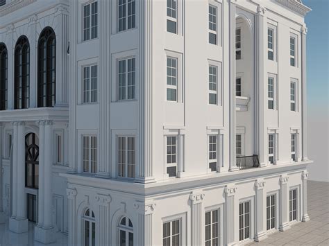 Classic Building 3D Model