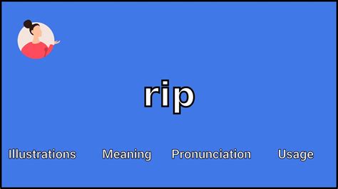 Rip Meaning And Pronunciation Youtube