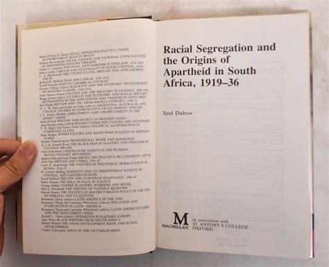 Racial Segregation And The Origins Of Apartheid In South Africa 1919