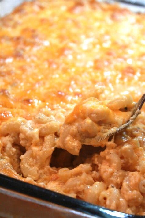 Pour the prepared mac and cheese into a casserole dish, cover with a lid or aluminum. Soul Food Macaroni and Cheese Recipe | I Heart Recipes ...