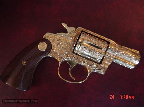 Colt Detective Special 2 18fully Engraved And 24k Plated By Flannery