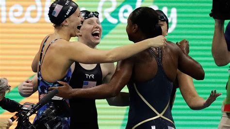 Rio 2016 Usa Women Win 4x100m Medley Relay For 1000th Gold Nbc Olympics
