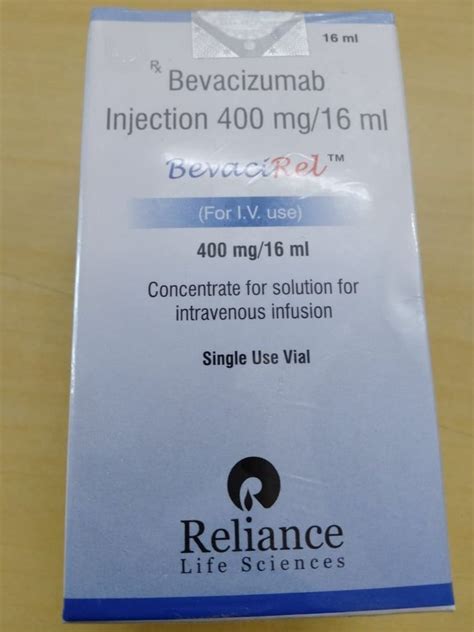 Rx Reliance Life Science 400mg Bevacizumab Injection Dosage Form