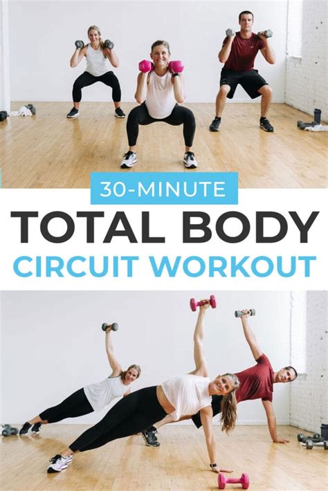 Circuit Training 30 Minute Full Body Circuit Workout Nourish Move Love