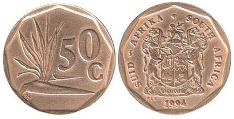 50 Cent 1994 South Africa Steelbrass Prices And Values