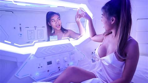 Capsule Hotel In Bangkok Thailand Youtube