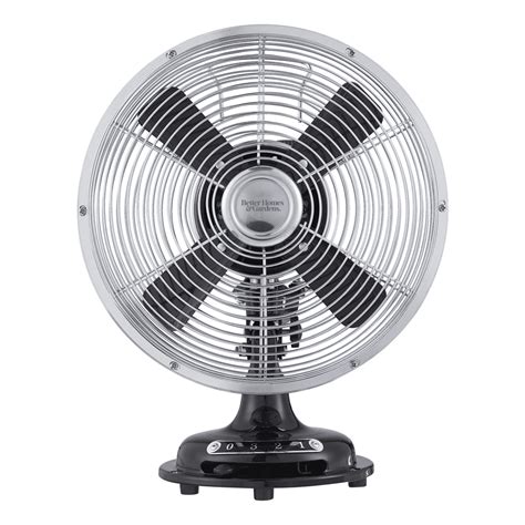 Better Homes And Gardens 8 Retro 3 Speed Metal Table Fan Black