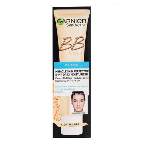 garnier bb cream oil free miracle skin perfector light make up from