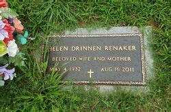 Helen Drinnen Renaker Find A Grave Memorial