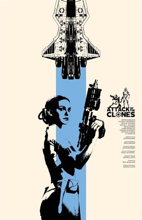 Attack Of The Clones Film Poster Etsy