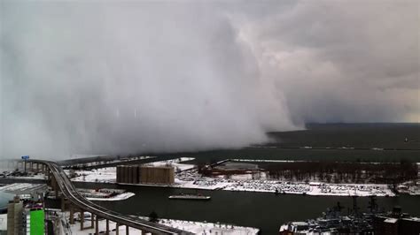Timelapse Lake Effect Snow Moves Into Buffalo The Washington Post