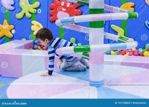 Indoor Amusement Park Playground Colorful Carousel Fun Little Kid