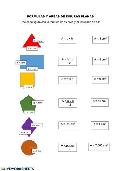 Area Y Perimetro De Figuras Geometricas Formulas Imagui Teaching