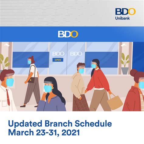 BDO Unibank - All BDO branches will be open to serve you...