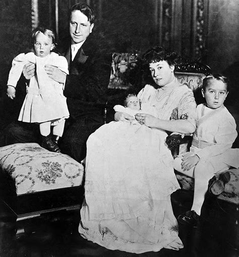 William Randolph Hearst Sr With Sons William Jr George John And Wife Millicent Willson Hearst