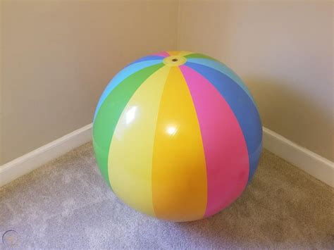 Rare Hard To Find 48 Intex 12 Panel Pastel Color Inflatable Beach Ball 1888365551